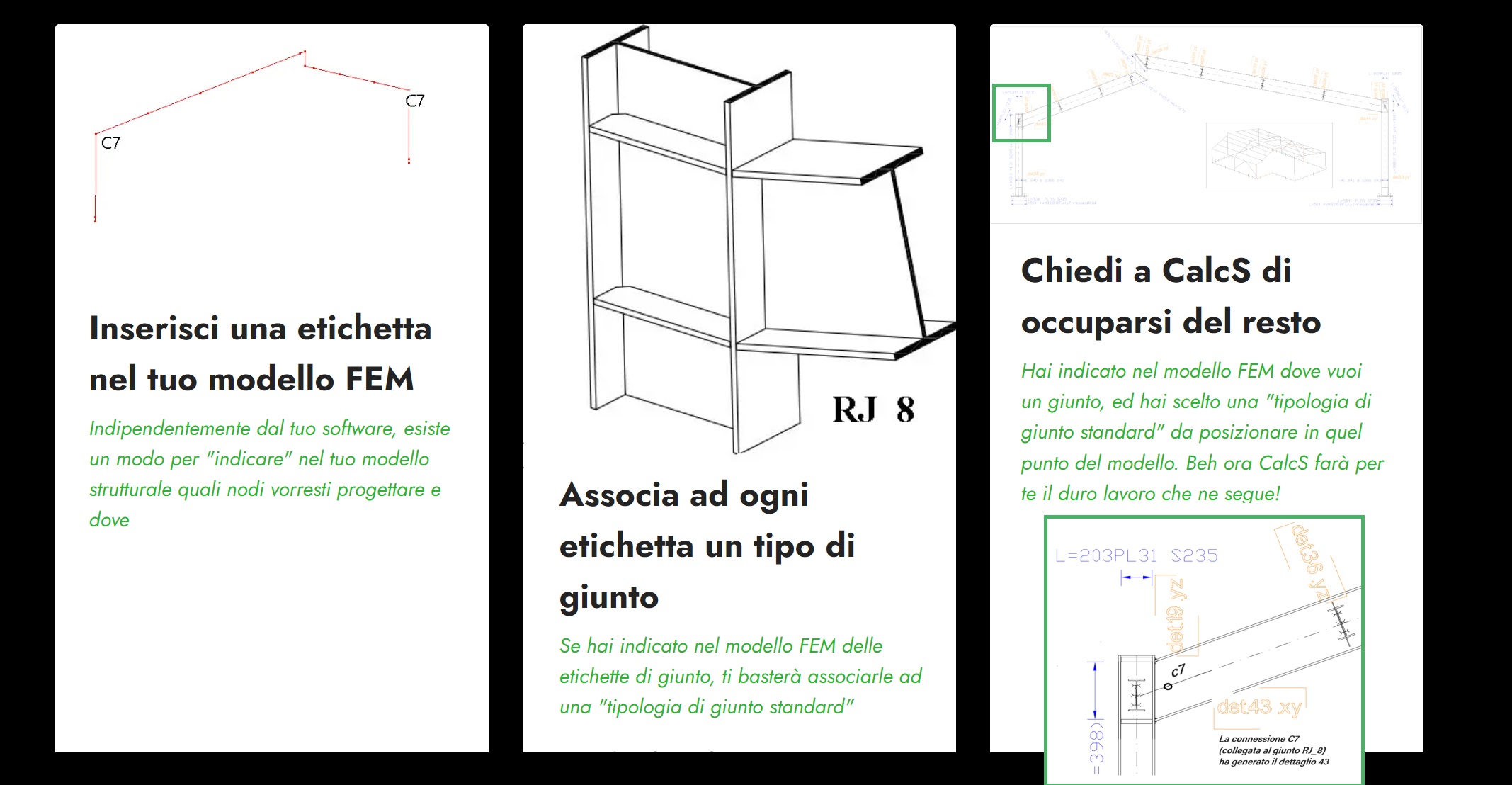 la procedura in 3 fasi di CalcS